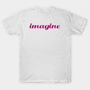 Imagine lettering word T-Shirt